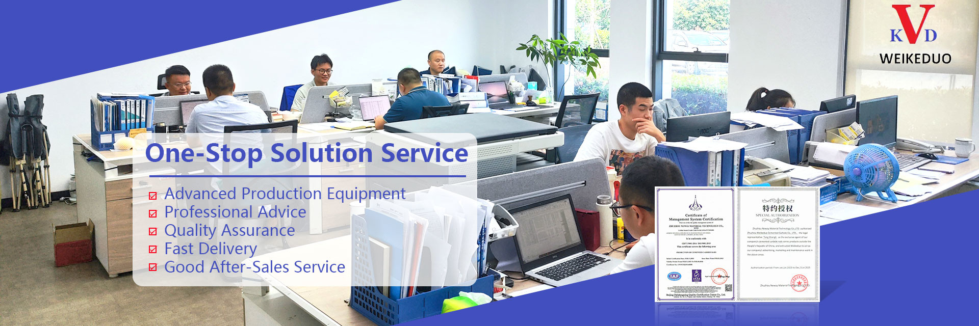 qualità Bottoni del carburo di tungsteno fabbrica